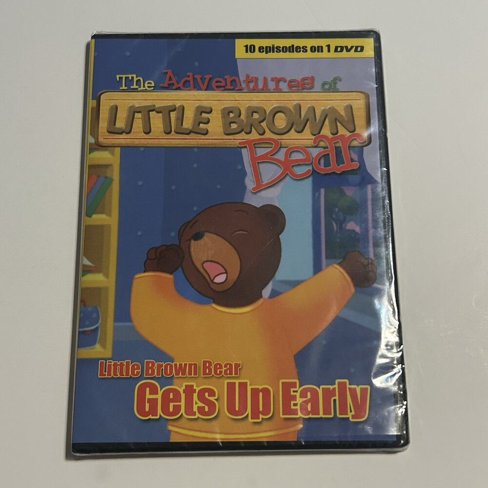 The Adventures Of Little Brown Bear Gets Up Early DVD 10 Episodes 2003
